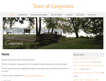 Tablet Screenshot of coeymans.org